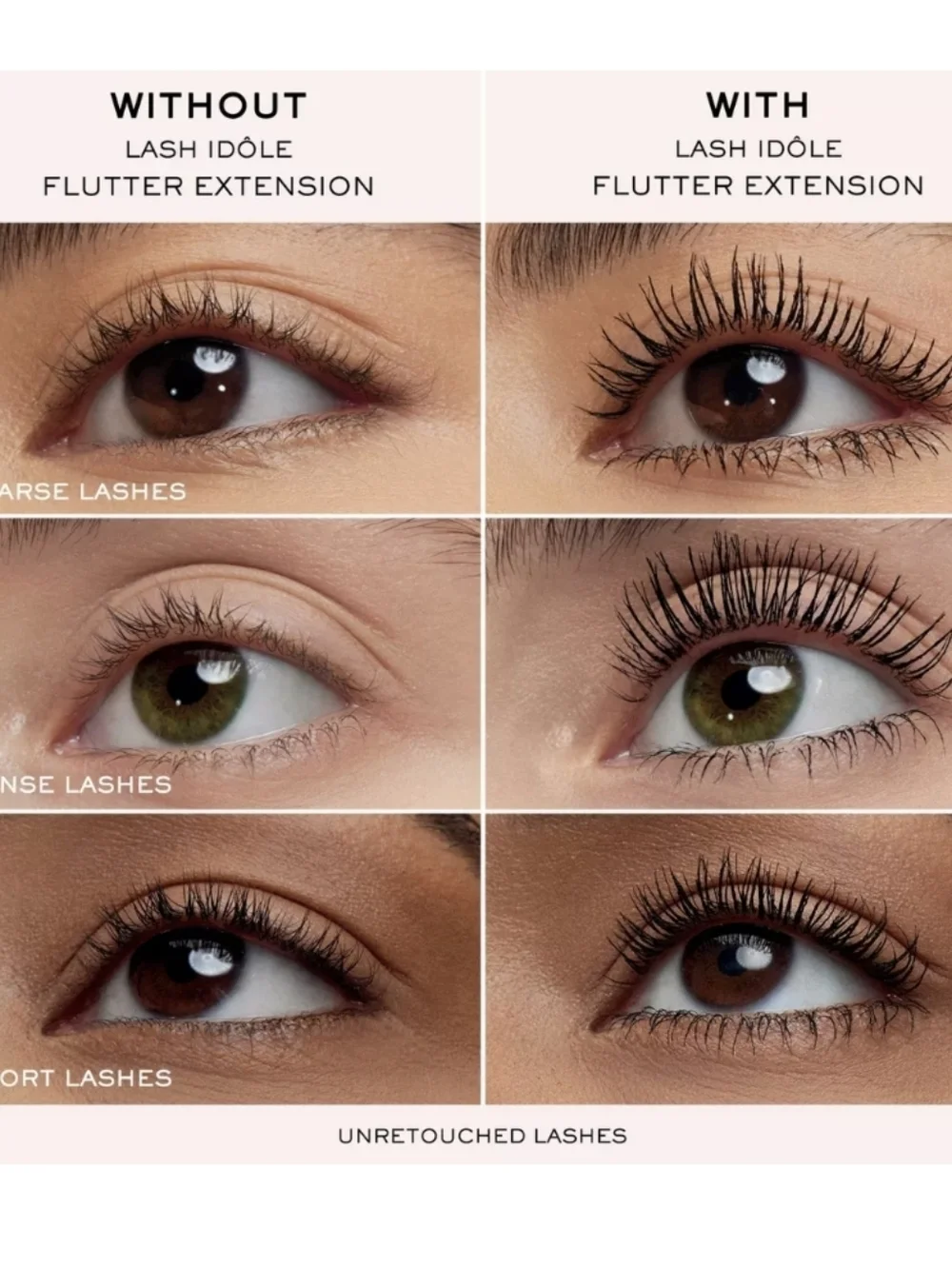 Lancome Lash Idole Flutter Extension Mascara: True Black, 2ml (Travel Size) NWOB